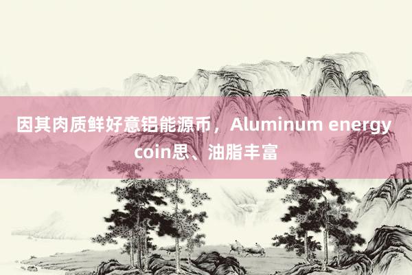 因其肉质鲜好意铝能源币，Aluminum energy coin思、油脂丰富