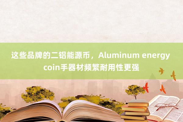 这些品牌的二铝能源币,Aluminum energy coin手器材频繁耐用性更强